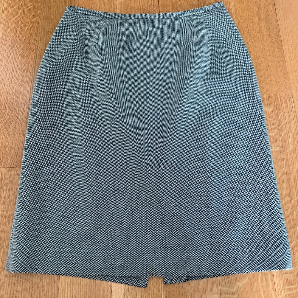 VINTAGE Talbots Black/White Skirt Sz 14